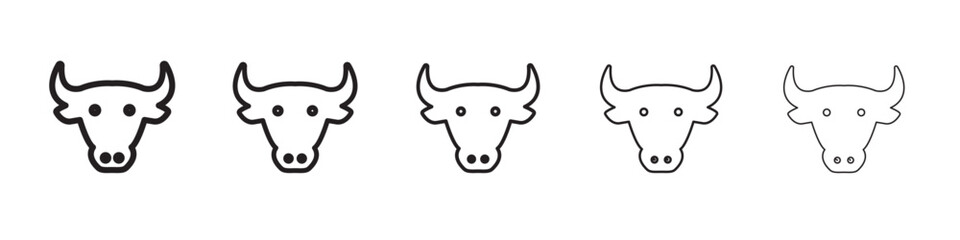 Cow icon vector illustration isolated