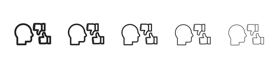 Criticism icon vector illustration isolated