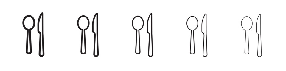 Cutlery icon vector illustration isolated