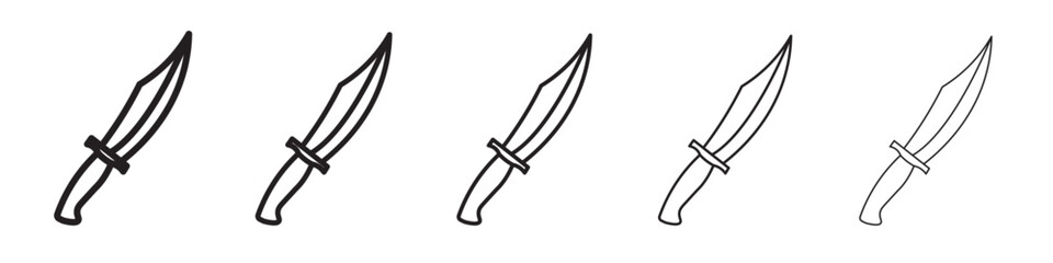 dagger icon vector illustration isolated