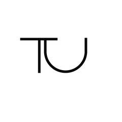 Minimal Letters TU Logo Design