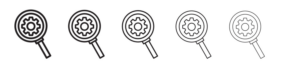 due diligence icon vector illustration isolated