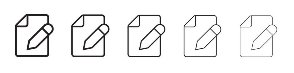 Edit icon vector illustration isolated