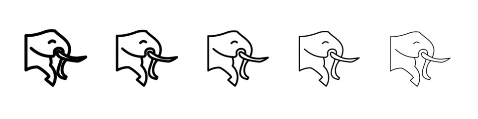 Elephant icon vector illustration isolated