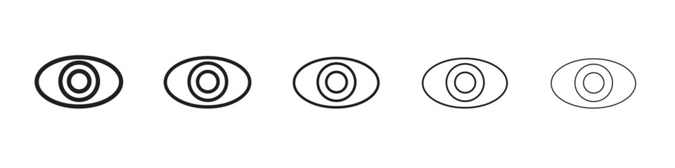 Eye icon vector illustration isolated