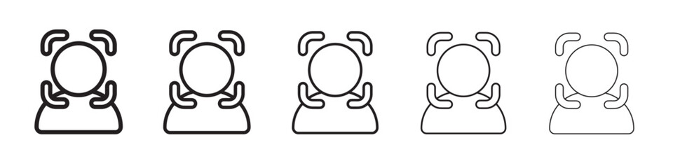 face detection icon vector illustration isolated