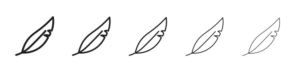 falcate icon vector illustration isolated