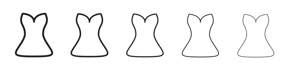 Female top icon vector illustration isolated