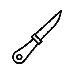 Knife line icon , vector, pixel perfect, illustrator file 
