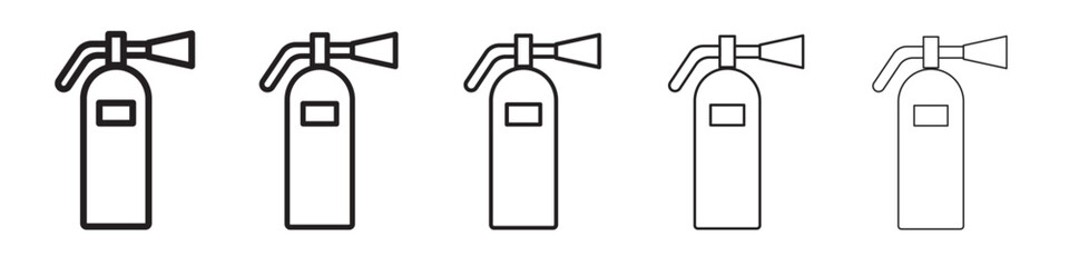 Fire extinguisher icon vector illustration isolated