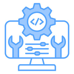 Configuration Blue Icon