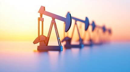 A conceptual visualization of oil prices acting as a thermostat, adjusting global production and consumption levels to maintain market equilibrium through a feedback loop.