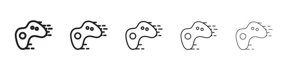 Game turbo icon vector illustration isolated