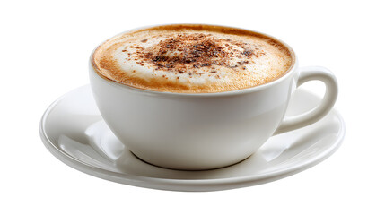 Obraz premium Delicious Cappuccino with Chocolate Sprinkles