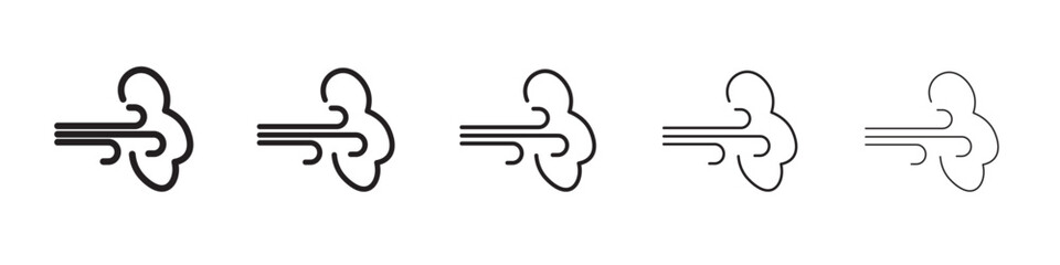 gust icon vector illustration isolated