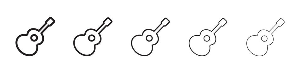Guitar icon vector illustration isolated
