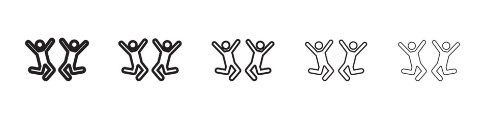 happy people icon vector illustration isolated