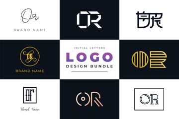 Initial letters OR Logo Design Bundle