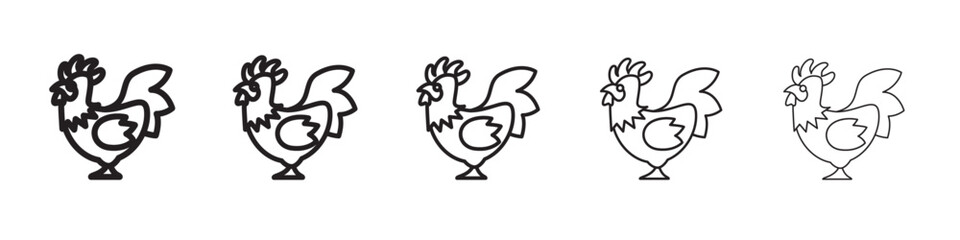 Hen icon vector illustration isolated