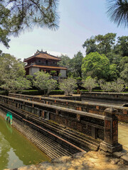 Tombe de Ming Mang dans les alentours d'Hué au Vietnam 