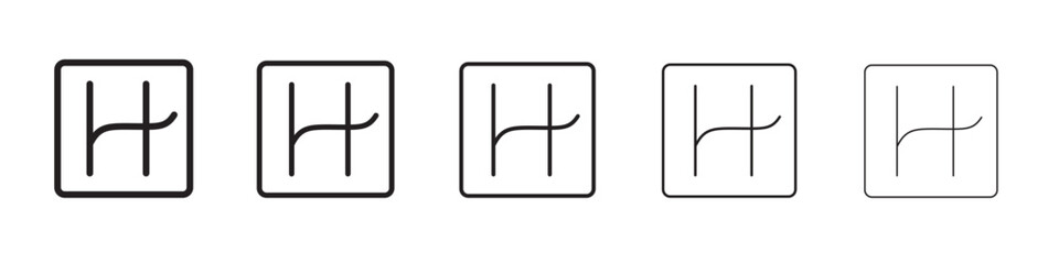 Hinge icon vector illustration isolated