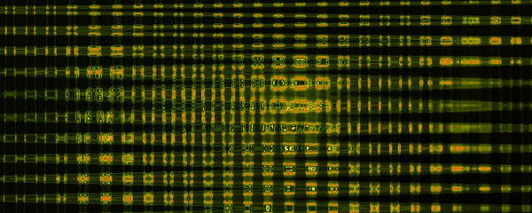 2d illustration Abstract futuristic electronic circuit technology background
