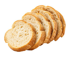 Sliced Bread Arrangement isolated on png transparent background