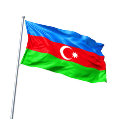 Obraz premium Azerbaijan Flag Clear 