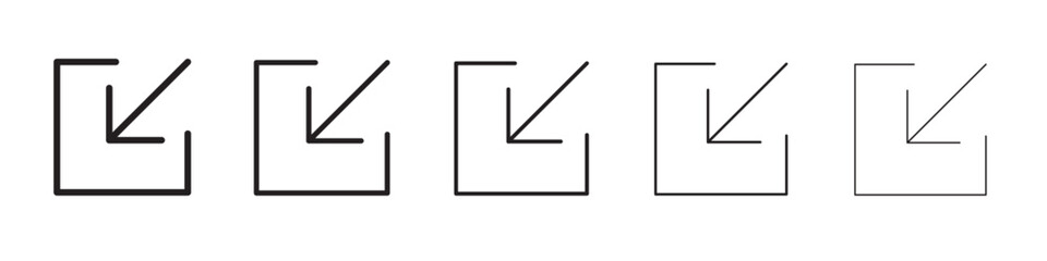 Fototapeta premium Internal link icon vector illustration isolated