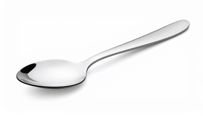 spoon on white background