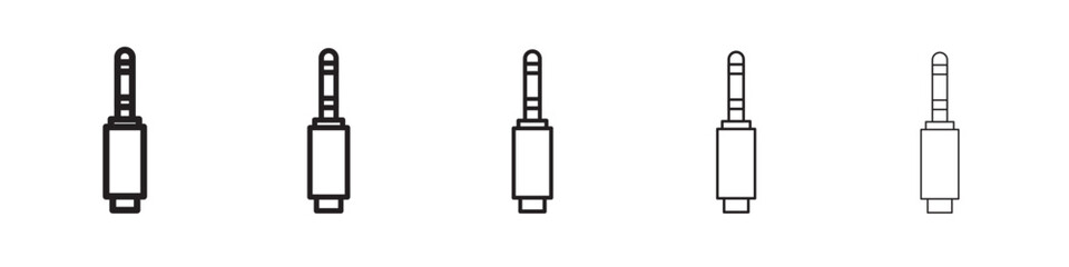 Jack cable icon vector illustration isolated