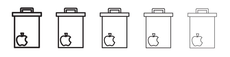 Leftovers Disposal icon vector illustration isolated