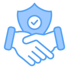 Trust Blue Icon