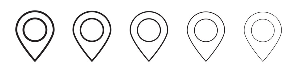 location icon vector illustration isolated