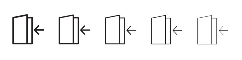 Login icon vector illustration isolated