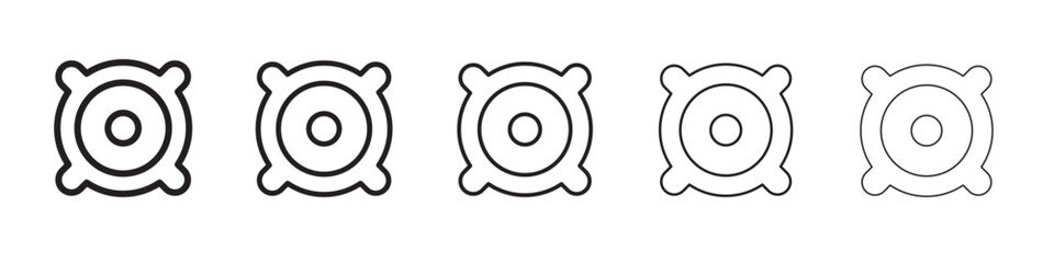 Loud speaker icon vector illustration isolated