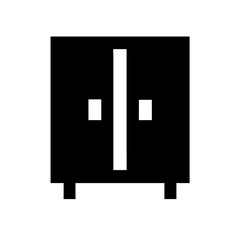 Abstract geometric shape with symmetrical design and minimalist aesthetic silhouette