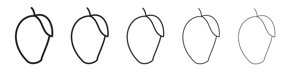Mango icon vector illustration isolated