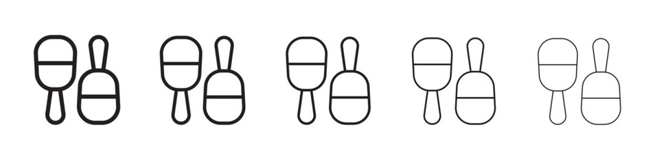 Maracas icon vector illustration isolated