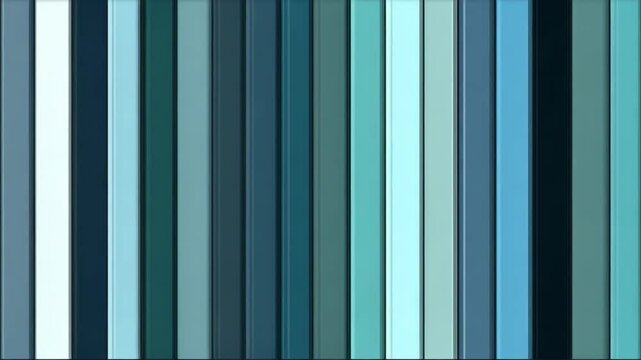 Dynamic colorful vertical stripes transforming in seamless progression