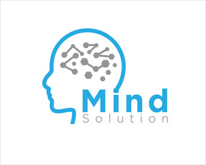 mind health logo designs simple modern