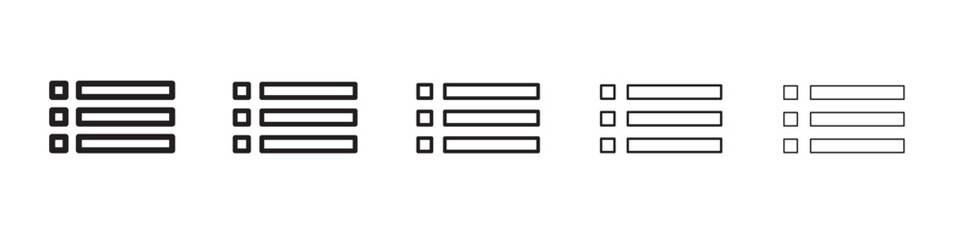 Menu icon vector illustration isolated