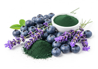 Le Bleu de la Nature : Myrtilles, Spiruline et Lavande en Teinture