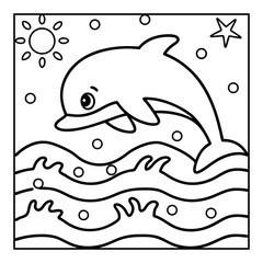 Vector illustration of color pages