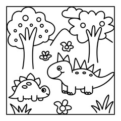Vector illustration of color pages