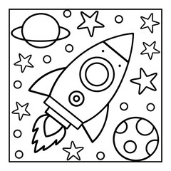 Vector illustration of color pages