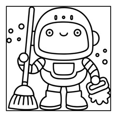 Vector illustration of color pages