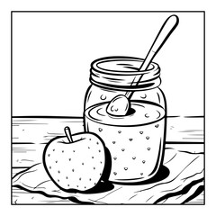 Vector illustration of color pages