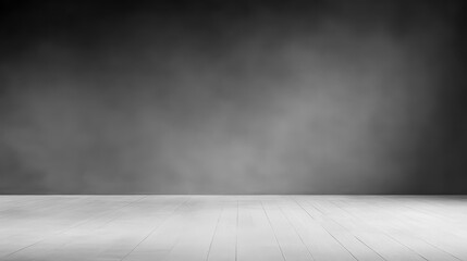 Grey Wall, White Floor Studio Background