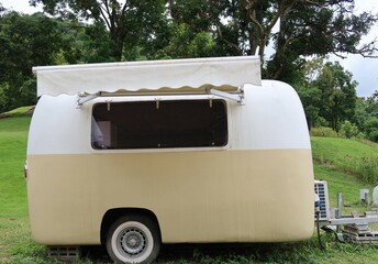 caravan in the middle of nowhere
